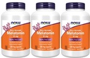 NOW Foods Supplements, Melatonin, Extra Strength 10 mg, Free Radical Scavenger*, Healthy Sleep Cycle*, 200 Veg Capsules (Pack of 3)
