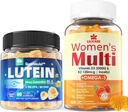 Vitamines oculaires Gommies remplies + Gommies multivitamines pour femmes