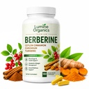 1 Bottle - Lumine Organics Berberine with Ceylon Cinnamon - 4 in 1 Complex,Vegan, Non-GMO,180 Capsules