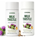 Uvora Milk Thistle Detox, 80% Silymarin Liver Support Formula, 90 Capsules | 80% Silymarin Liver Support Formula