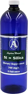 Silica Supplementen door Angstrom Minerals - Liquid Ionic Silica Mineral Water 32oz 700ppm