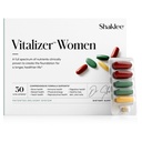 Shaklee -Vitalizer Vrouwen - Geavanceerde Voeding - Prenatale/Postnatale Multivitamine met Omega-3, Probiotica, en Meer - Ondersteunt Hart, Gewricht, Immune, Bot, Digestief, en Energie - 30 Vita-Strips®