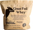 Raw Grass Fed Whey Protein Powder – Unflavored, Only 1 Ingredient: Grass-Fed Whey from Happy, Healthy Cows – Undenatured, Non-GMO, Hormone-Free, Gluten-Free, Made in USA, 2LB