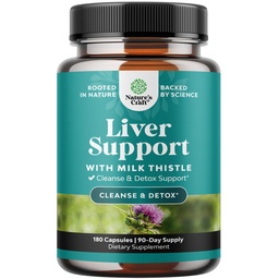 Lever Reiniging Detox & Repair 180 Capsules - Herbal Lever Ondersteuning Milk Thistle Supplement - Silymarin Milk Thistle Supplementen met Dandelion Root, Choline, Beetwortel & Artichoke Extract