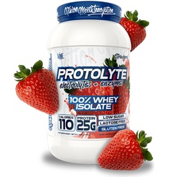 VMI Sports | ProtoLyte Whey Isolate Protein Powder | Low Calorie Whey for Weight Loss and Muscle Gain | Digestive Enzymes | Non-GMO (1.6 lb, Strawberry)