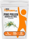 BulkSupplements.com Pine Pollen Poeder - Gebroken celwand, Pine Pollen Supplement, Kruidensupplement - Glutenvrij, 5g per portie, 100g (3,5 oz) (verpakking van 1)