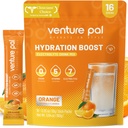 Venture Pal Sugar Free Electrolyte Powder Packets - Liquid Daily IV Drink Mix for Rapid Hydration & Party Recovery 5 Vitaminen & 7 Elektrolyten . Keto Friendly 