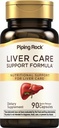 Piping Rock Liver Cleanse Complex (complexe de nettoyage du foie) 90 capsules Formule de soutien pour les soins du foie Non-OGM, supplément sans gluten