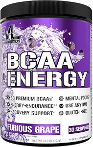 EVL BCAA's Aminozuren Poeder - Rehydraterende BCAA Powder Post Workout Recovery Drank met natuurlijke cafeïne - BCAA Energy Pre workout poeder voor spierherstel Lean Growth and Endurance - Green Apple