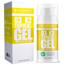 Vitamine D3 K2 Topische gel met maximale sterkte - 15000+ IE per pomp - Het vitamine zonneschijn - Ondersteunt bot & Joint Health, Immune Support - One Month Supply
