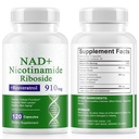 A r b c r n 240 Capsules Supplement,Nicotinamide Riboside Resveratrol 910mg for Men and Women, NR Supplement for Energy Anti-Aging Focus