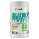 Creatine Monohydrate Powder Supplements – Strawberry Lemonade Flavored Drink Mix for Men & Women - Support Muscle Gains & Strength - Pure Filler & GMO Free Supplement, 5000mg, 15.8 oz