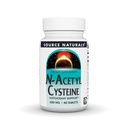 Bron Naturals N-Acetyl Cysteine Antioxidant Ondersteuning 600 mg Dieetsupplement dat de ademhalingsgezondheid ondersteunt* - 60 tabletten