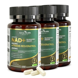 Liposomal NAD+ Resveratrol NMN Alternative Cellular Energy 180 | NMN Alternative with Trans-Resveratrol, Quercetin & Fisetin, NAD Plus for Women and Men, Cellular Energy & Wellness, Non-GMO
