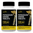 Kaliumjodidetabletten (verpakking van 2) 130 mg - 280 tabletten EXP 10/2032 - YODO Naciente - KI Pillen - Yoduro de Potasio - Nutri Supplementen