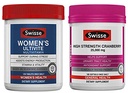 Swisse Women's Health 2-Pack Assortment: Ultivite Multivitamin (120 Count) / High Strength Cranberry (100 Count)