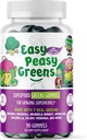EasyPeasyGreens Daily Veggie Gummies for Kids - 90 Greens Gummies - Helpt Picky Eaters Krijgen hun groenten in - Gemaakt met 10 echte plantaardige extracten en 100% veganistisch