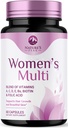 Multivitamin for Women - Once Daily Vitamins for Woman with Biotin, Calcium, Folate, Vitamin A, C, D, E, B Vitamins & Iron - Complete Multi Vitamins for Bone, Energy & Immune Support - 60 Capsules
