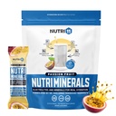 NUTRIMINERALS Hydration Electrolyte Powder | Advanced Vitamin B1 & Pink Himalayan Salt | Zero Sugar | 15 Stick Packs | Clean Energy, Recovery & Detox Support (15 Sticks Pack, Passion Fruit)