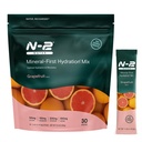Mineral Hydration Packets – Electrolyte Powder Drink Mix with Calcium, Magnesium, Potassium – No Added Sugar, Natural Ingredients - Grapefruit (30 Packets)