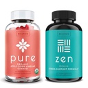 WellPath Pure Apple Cider Vinegar met Moeder Gummies & Zen Mood ondersteuningssupplementen Bundle - Detox & Calm Energy Combination, Vegan, 60 Cts Elk