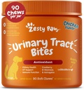 Zesty Paws Cranberry Supplement voor honden - Bladder Control voor honden - Urinetrak Ondersteuning - Cranberry Kauwen - Immune & Gut Support - Kip - 90 Tel.
