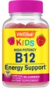Eh bien oui Vitamine B12 Gummies pour les enfants - Booster l'énergie, améliorer la fonction cérébrale et renforcer le système immunitaire - Non-OGM, sans gluten - Grand goût de baies - Facile à mâcher - 60 Gummies