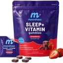Moonbrew Gummies,8 Essential Vitamins With Magnesium Glycinate | Magnesium Complex For Women,For Nightly Relaxation. Melatonin‑Free, Vegan