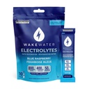 Wake Water Sugar Free Electrolyte Packets, Hydration Powder, Keto & Paleo Friendly Electrolyte Drink Mix, Fasting Hydration Packs, Travel Essentials, Pack of 10 (6g Each), Blue Raspberry