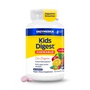 Enzymedica Kids Digest, Kauwbare spijsverteringsenzymen, Natural Fruit Punch smaak, 60 porties