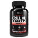 Antarctica Krill Oil 1000mg (120 Softgels) Omega 3 Fish Oil Supplement met EPA, DHA & Astaxanthine - voor gewrichts-, hersen- en hartondersteuning voor mannen en vrouwen