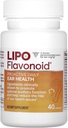 Proactive Daily Ear Health Supplement door Lipo-Flavonoid, bevordert lange termijn en ondersteunt optimale auditieve functie en cognitieve gezondheid, 40 caplets