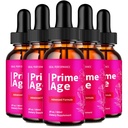 Prime Age Drops, Official PrimeAge Liquid Supplement Beauty Skin Drops for Radiance, Youthful & Healthy Glow - Maximum Strength, All Natural Ingredients Prime Age Beauty Formula Reviews (5 Pack)