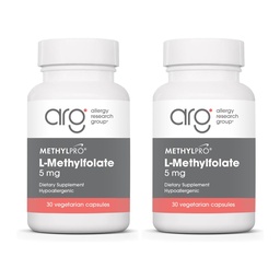 MethylPro L-Methylfolate 5 mg - L Methyl Folate, Methylfolate Supplement for Women & Men, Methylated Vitamin B9 (5-MTHF) for Brain Health, Focus, Calm - 30 Capsules (Pack of 2)