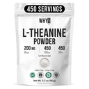 Pure L-Theanine Powder Unflavored Amino Acid Supplement Powder from Fine L-Theanine for Smooth Mixing Vegan Friendly Non-GMO No-Additives for Smoothies Drinks and Daily Nutrition Support, 3.2 oz (90g)