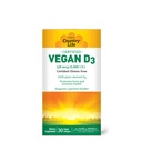 Country Life, Vitamin D3 5000 IU Vegan, 30 Count | Plant-derived from lichen supports bone, immune and cognitive health; certified vegan and gluten-free