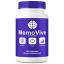 MemoVive – Memo Vive Brain and Memory Support with Natural Ingredients | Memory & Concentration Formula for Focus, Clarity, Alertness & Performance | Easy-to-Take Pills (60 Capsules)