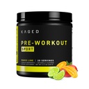 Kaged Sport Pre Workout Powder for Men & Women, Mango Lime, Sport Certified, 188mg Cafeïne, Nitric Oxide Supplement, Beta Alanine for Energy, Weightlifting, Cardio Endurance & Strength, 20 porties