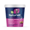 NaturVet Bladder Support Plus Cranberry voor honden, 60 ct Zachte Kauwen, Made in The USA with Globally Source Ingrediënten