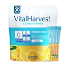 36 Sticks Electrolytes Powder Packets Sugar Free Hydration Packets Electrolyte Liquid Daily IV Drink Mix with Orange, Low Sodium, 0 Calorie