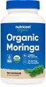 Nutricost Moringa Capsules 500mg, 180 Capsules (90 porties) - Vegetarische Capsules, Non-GMO, Glutenvrij