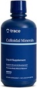 Trace Minerals Colloïdal Minerals - Immune Health & Energy Support - High-Potency Kaliumsupplement met Fulvinezuur - Mineral Absorptie Supplement voor mannen en vrouwen - 32 floz (ongeveer 32 porties)