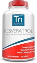 Trusted Nutriënten Resveratrol Supplement - Gezond ouder worden en gezondheid van het hart Mengen met Trans Resveratrol, Grape Seed Extract, Acai Berry en Maqui Berry 1000 mg 180 Capsules