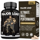 Testosteron Booster voor mannen - Testosteron Supplement met geile geitenkruid, Maca Root, & Tribulus Terrestris - Tongkat Ali Men's Energy, Uithoudingsvermogen en sterkte - Test Booster 60 Capsules
