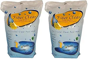 Fiber Clear 9 oz 2 Pack 4009DC Cellulose Filter Media D.E. Alternatief voor Zwembaden