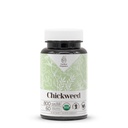 Chickweed USDA Organic Capsules | Certified Organic Vegetarian Capsules, Herbal Dietary Supplement | Stellaria Media Dried Herb (60 Count)