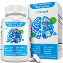 NAC Brain Supplement 1800mg – N-Acetyl Cysteine with CDP-Choline, Lion’s Mane, Rhodiola & L-Theanine – Focus, Memory & Cognitive Support Supplement – Mental Clarity