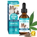 Woyamay Hemp Oil for Dogs & Cats for Stress & Anxiety Relief, 1 Pack | Hemp Oil Drops Rich in Omega 3, 6, 9 & Organic Extract, Helps with Аnxiеty, Pаin, Strеss, Slееp, Аrthritis, Sеizures Rеlief