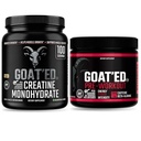 GOAT'ED Performance Plus Stack | Creatine Monohydrate + Pre-Workout Powder | Energy, Strength & Recovery Bundle