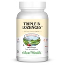 Maxi Health Triple B Lozenges - Vitamin B12 & B6 & Biotin - Strawberry Flavor - 180 Chewies - Kosher